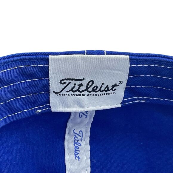 Titleist FootJoy ProV1 Blue Hat Adjustable Buckle Strap Excellent Condition - Picture 6 of 6